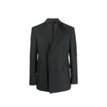 Veste en laine grise Prada, blazer élégant pour homme ou femme, avec coupe classique et détails sophistiqués.
