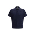 Burberry blaues Woll-Polohemd