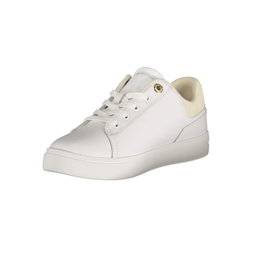 Tommy Hilfiger Bianco Polyurethan Damen Sneaker