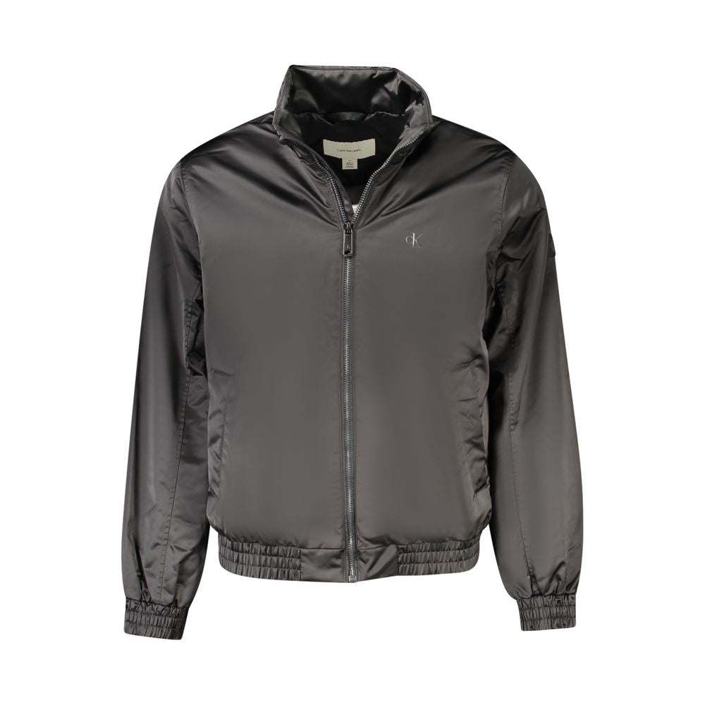Calvin Klein Schwarze Polyesterjacke für Herren