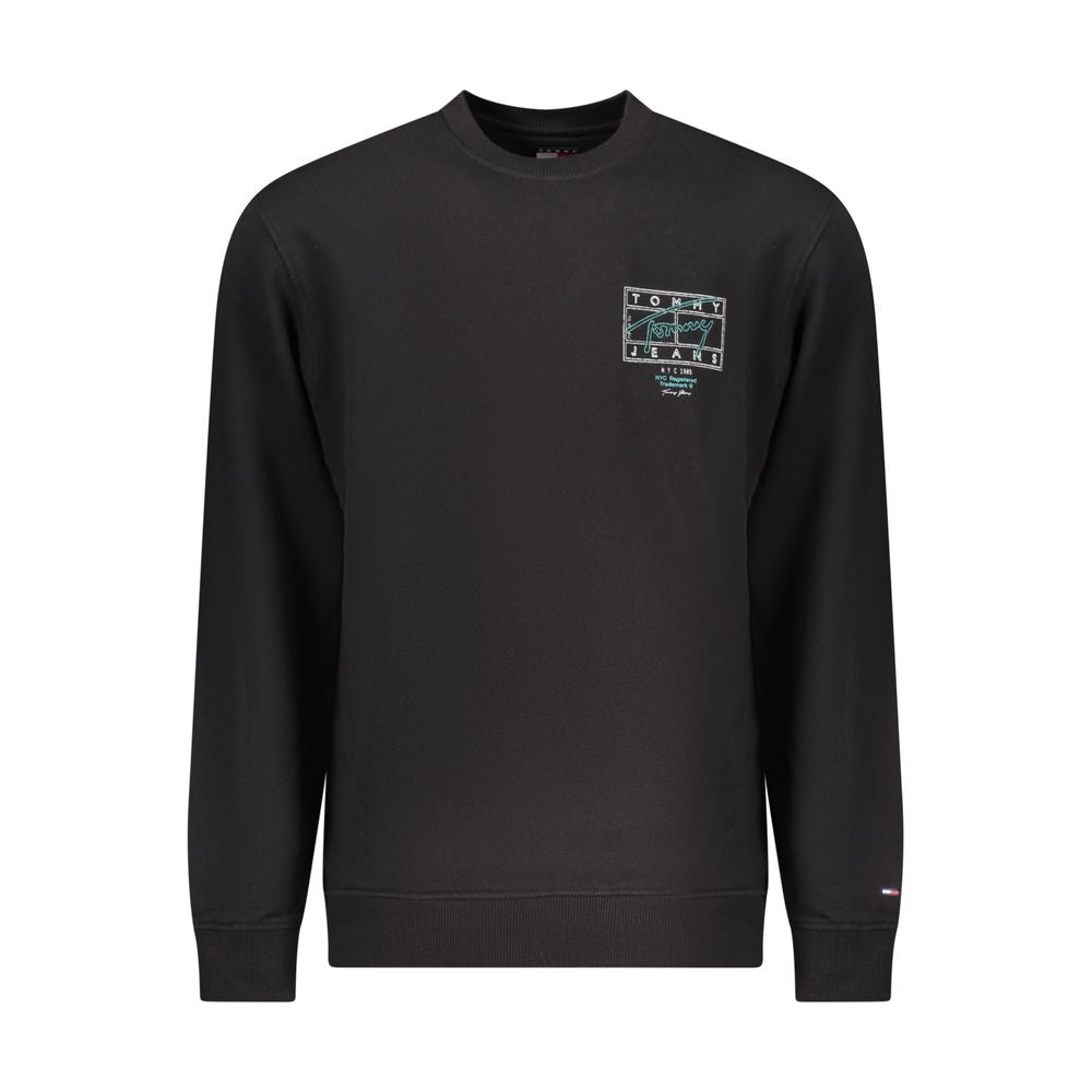 Tommy Hilfiger Schwarzes Baumwoll-Sweatshirt für Herren