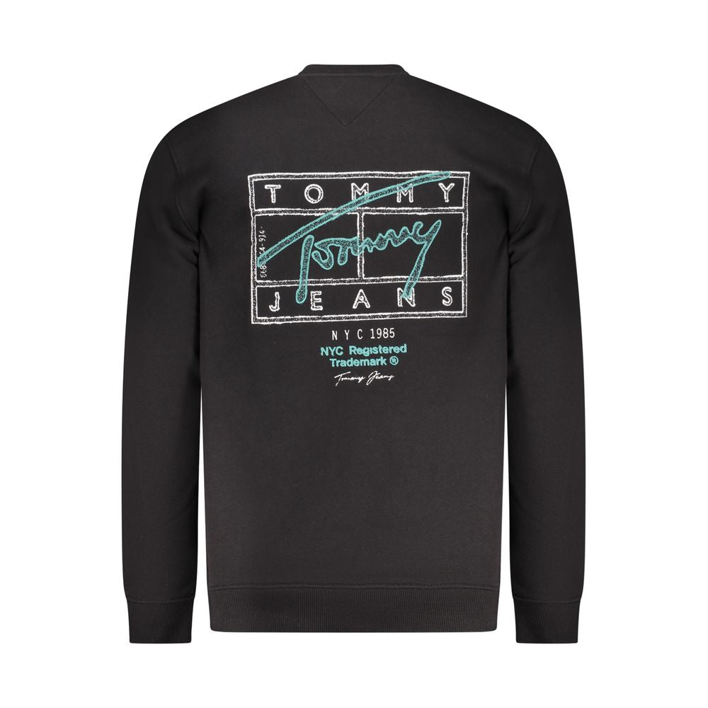 Tommy Hilfiger Schwarzes Baumwoll-Sweatshirt für Herren