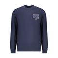 Sweatshirt homme en coton bleu Tommy Hilfiger, vue de face avec col rond et logo discret sur la poitrine.