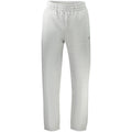 Pantalon de sport pour homme Calvin Klein en coton gris, style décontracté et confortable, image de la paire portée.