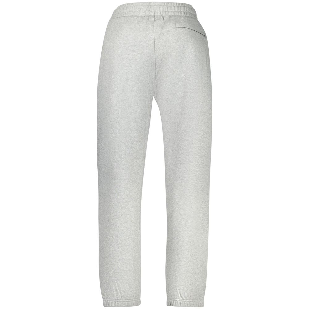 Pantalon de sport pour homme Calvin Klein en coton gris, style décontracté et confortable pour l'usage quotidien.