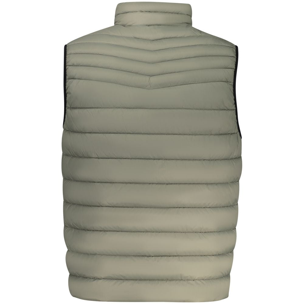 Veste homme Hugo Boss Verde Poliammide, coupe moderne, avec fermeture éclair et col montant, en tissu léger et résistant.
