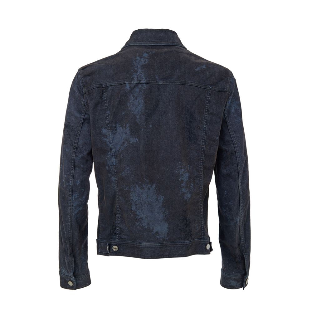 Veste en denim gris en coton de Dolce & Gabbana, style décontracté avec détails modernes.
