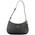 Sac à main Guess Jeans noir en polyéthylène pour femmes, sacs à main élégants avec design moderne.