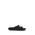 Sandales en caoutchouc noires Givenchy, chaussures de plage élégantes avec semelle épaisse et design moderne.