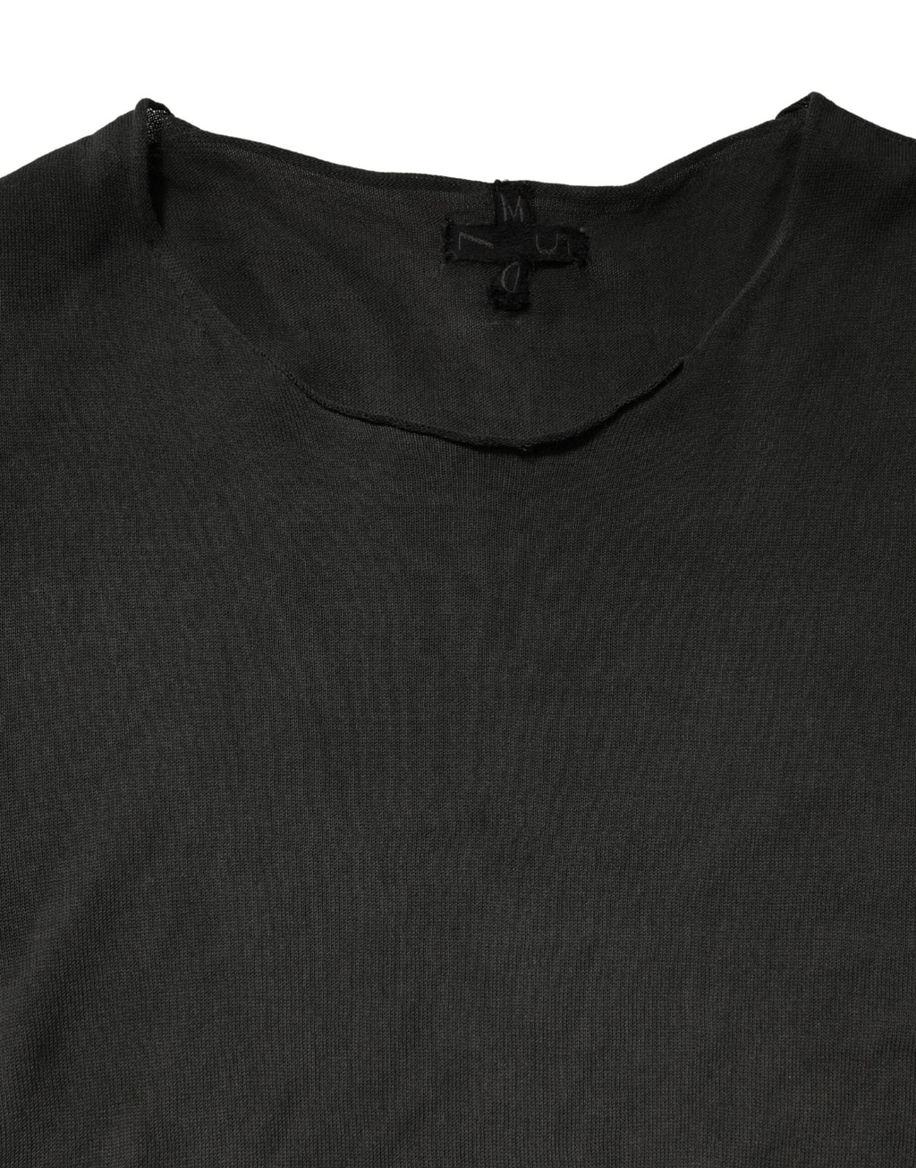 Pull Dolce & Gabbana en coton noir à col ras du cou, style sweatshirt décontracté et élégant, visible en image.