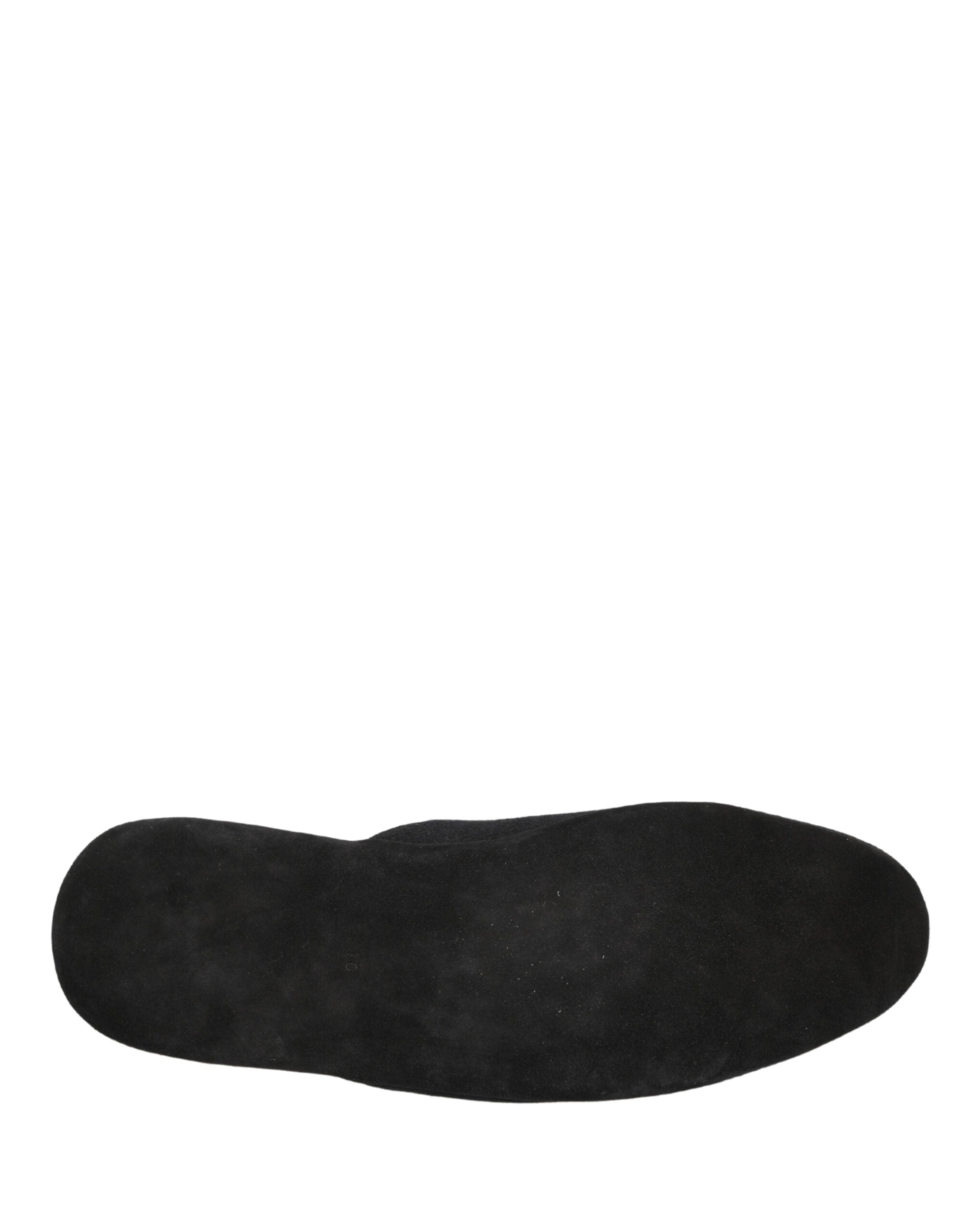 Chaussons en laine et cachemire noirs et rouges de Dolce & Gabbana, style matelassé et confortable, pour femmes ou hommes.