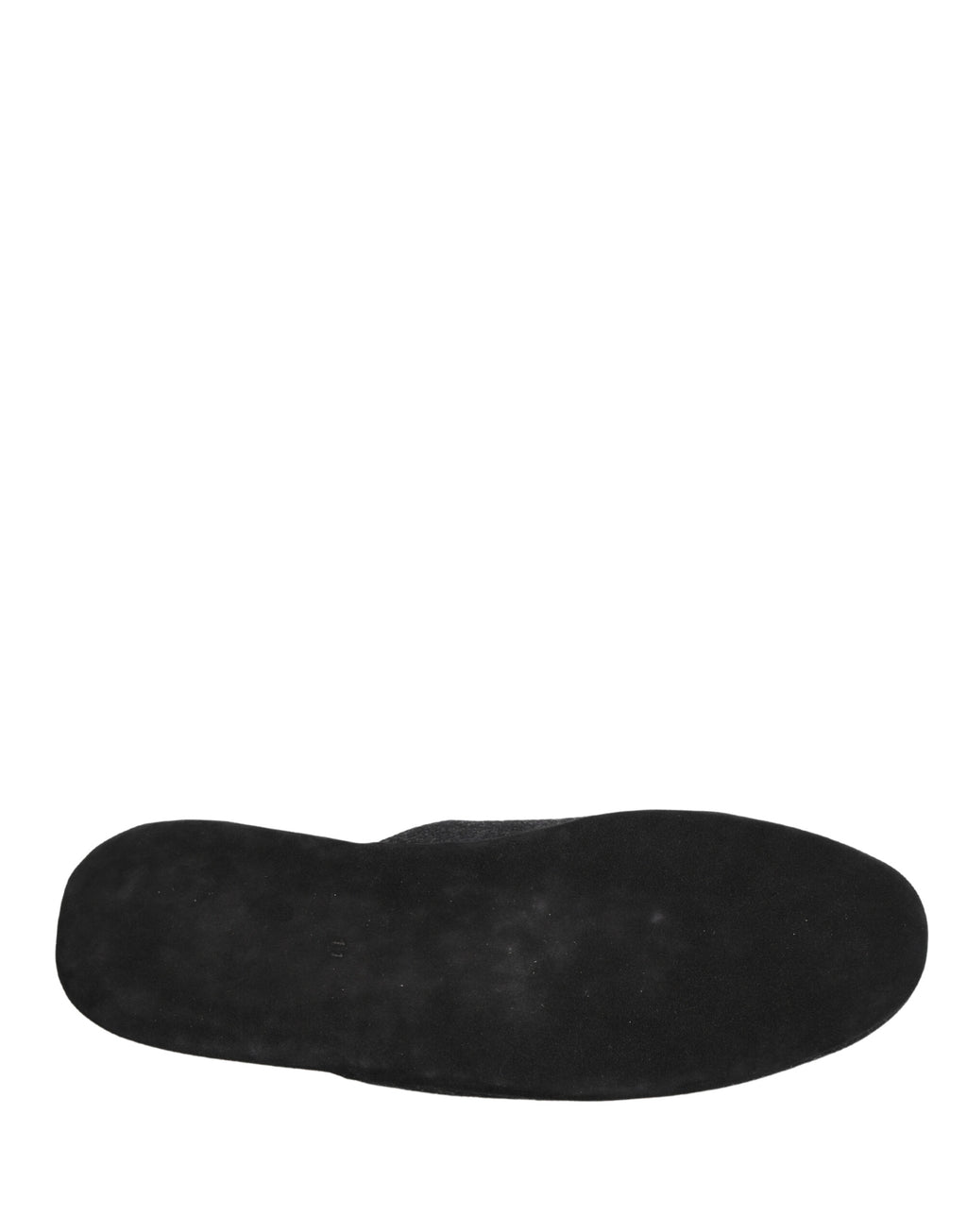 Chaussons en cachemire et laine anthracite de Dolce & Gabbana avec motif matelassé, confort et élégance.
