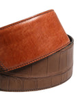 Sangle d'épaule en velours et cuir marron pour sac Dolce & Gabbana, accessoire élégant pour sac à main.