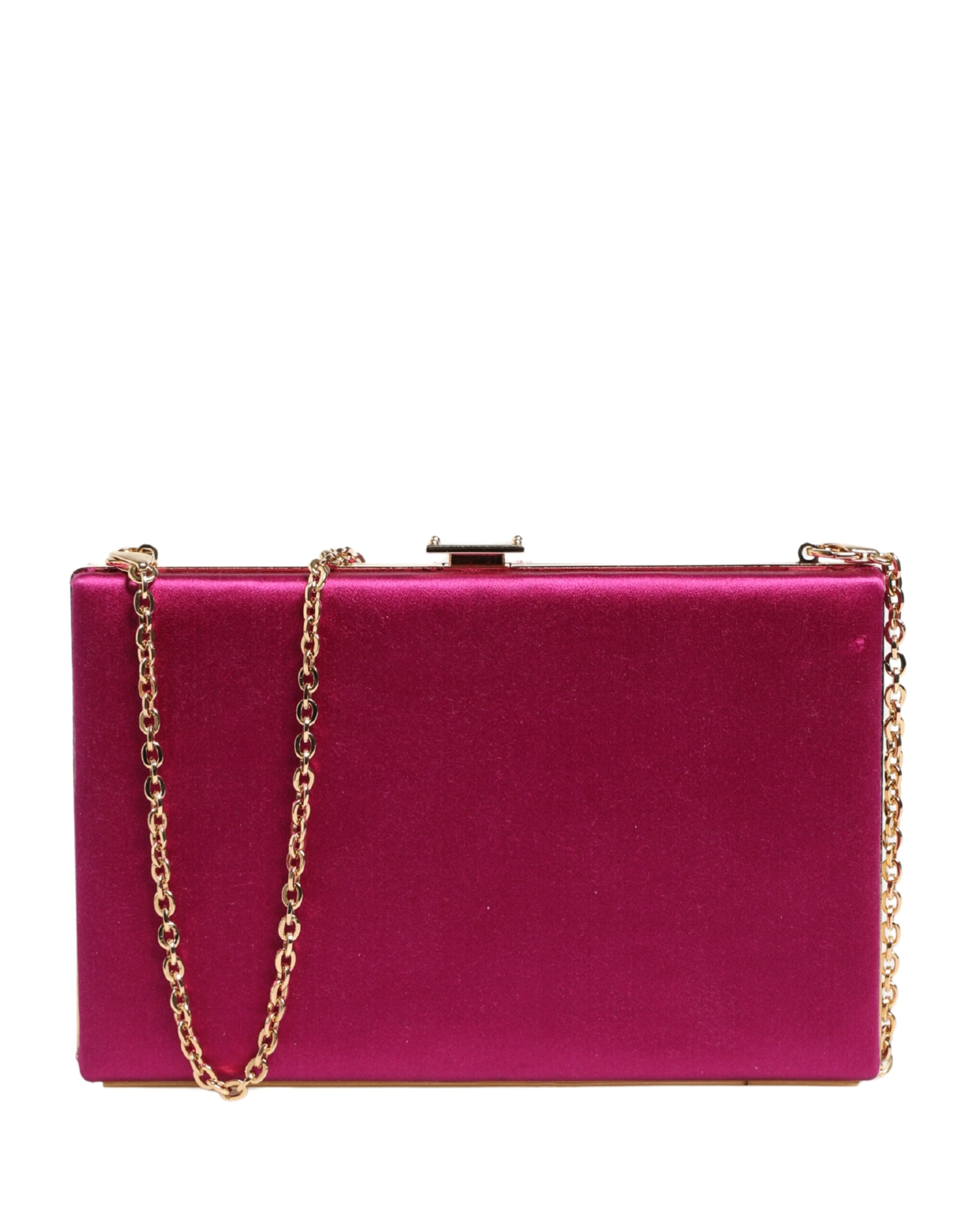 Pochette rose en coton Dolce & Gabbana, sac à main élégant pour femmes, porteur croisé pour soirée et occasions spéciales.
