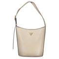 Sac à main pour femmes Guess Jeans en polaire gris, en similicuir poli, avec design élégant et détails modernes.