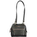 Sac à main Guess Jeans en polyuréthane noir pour femmes, design élégant et moderne, avec détails tendance.
