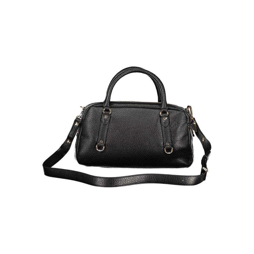 Sac à main Guess Jeans en polyuréthane noir pour femmes, sac élégant avec détails modernes et finition soignée.