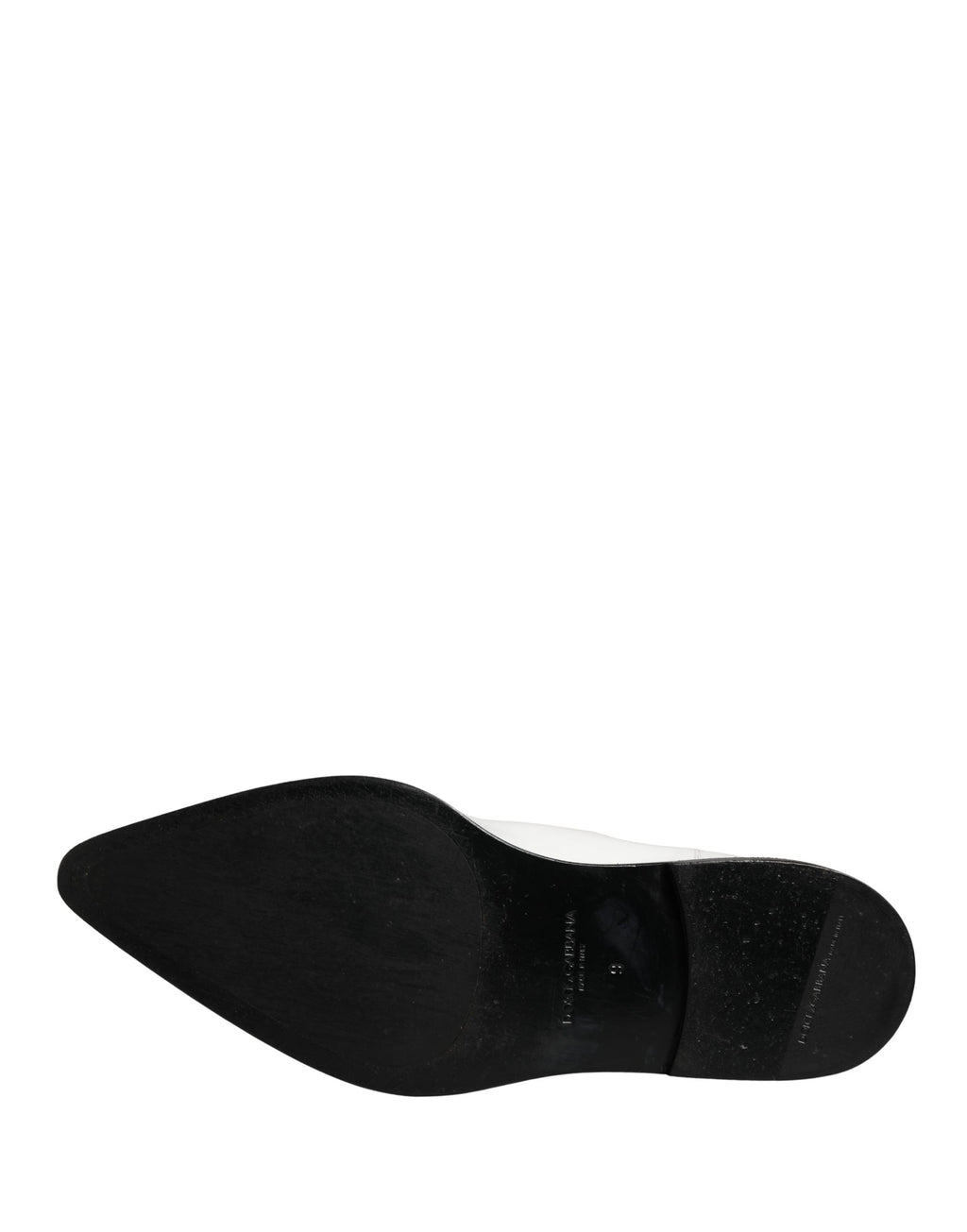 Bottines Chelsea en cuir blanc Dolce & Gabbana pour femmes, chaussures à enfiler élégantes et confortables.