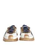 Chaussures sneakers basses multicolores pour homme de Dolce & Gabbana, style décontracté et tendance.