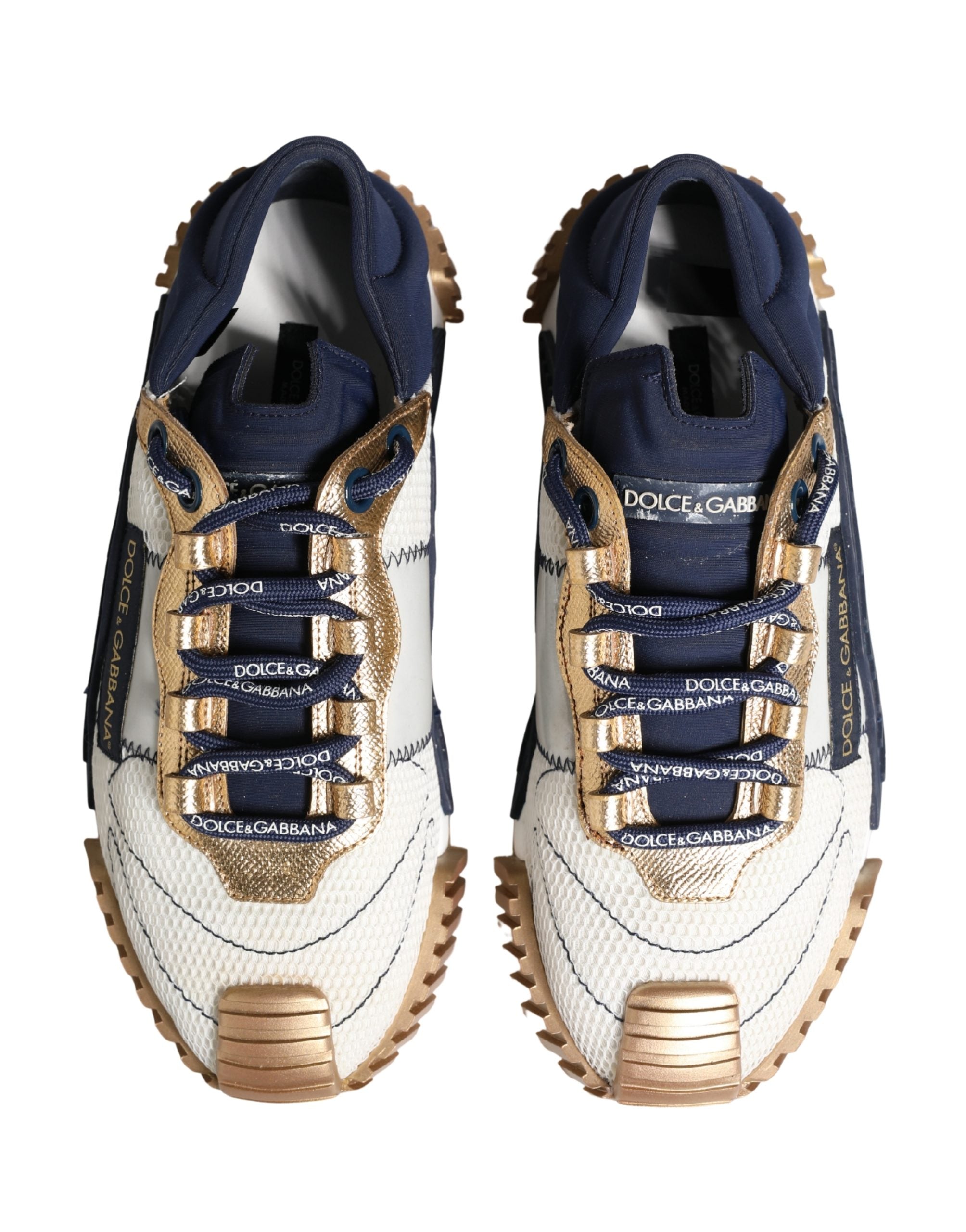 Chaussures sneakers basses multicolores pour homme Dolce & Gabbana NS1, design élégant et contemporain.