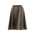 Prada Midirock aus recyceltem Polyester, Bicolor
