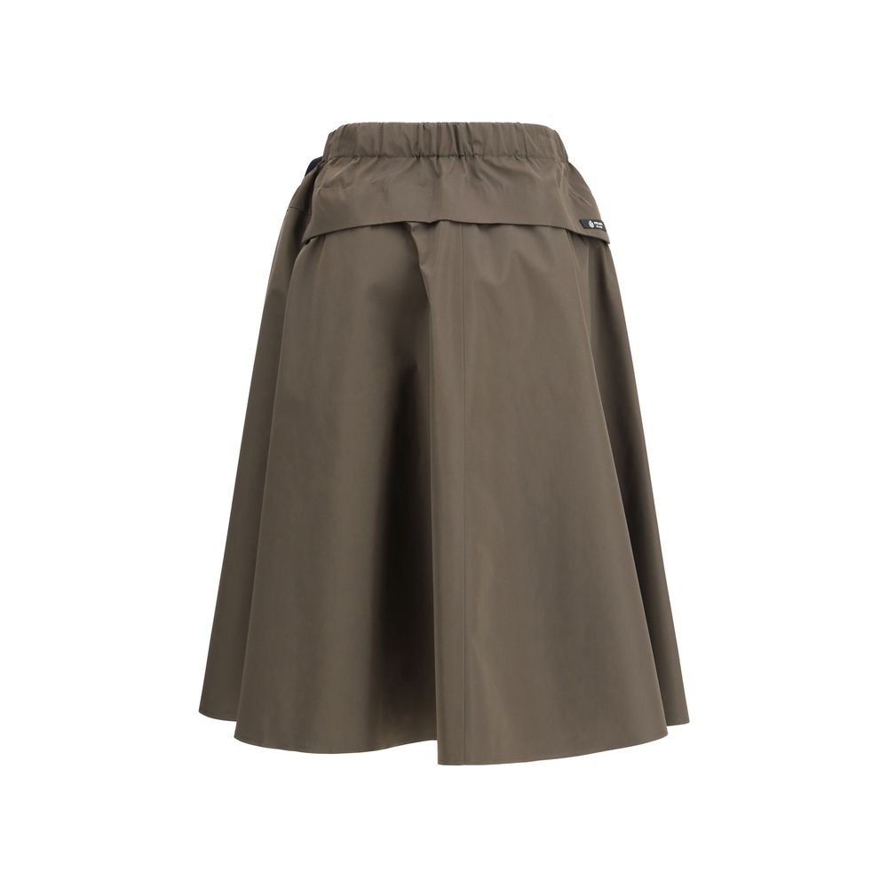 Prada Midirock aus recyceltem Polyester, Bicolor
