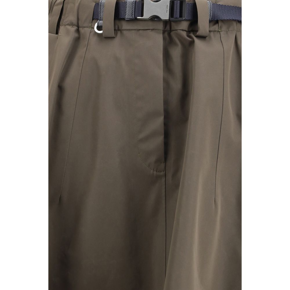 Prada Midirock aus recyceltem Polyester, Bicolor