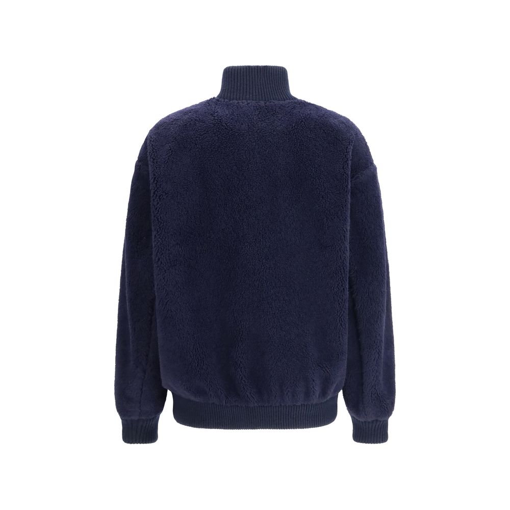Prada blaue, lange Jacke aus Polyamid