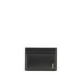 Saint Laurent Black Calf Leather Bos Taurus Wallet