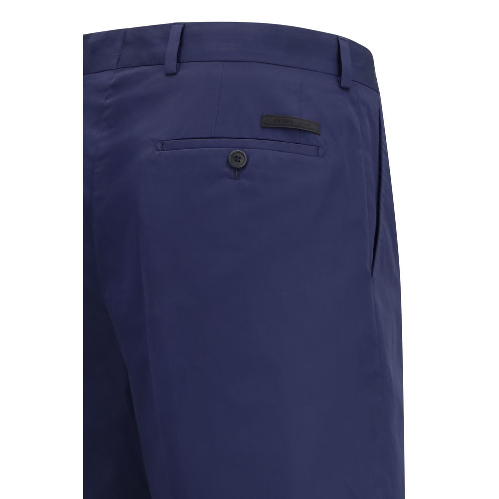 Prada Bermuda-Shorts aus blauer Baumwolle