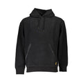 Sweatshirt homme Hugo Boss en coton noir, décontracté, avec col rond et logo discret, vue de face.
