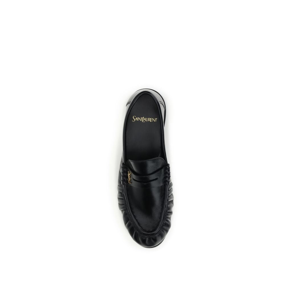 Saint Laurent Schwarze Lamm-Ovis-Aries-Aries-Slipper