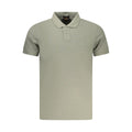 Polo homme Hugo Boss Verde en coton avec col classique et manches courtes, style élégant et confortable.