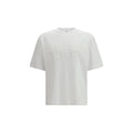 T-shirt blanc en coton de la marque Dsquared², coupe classique, visible sur l'image.