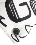 Dolce & Gabbana White Logo Print Whole Head Wrap Capello Hat
