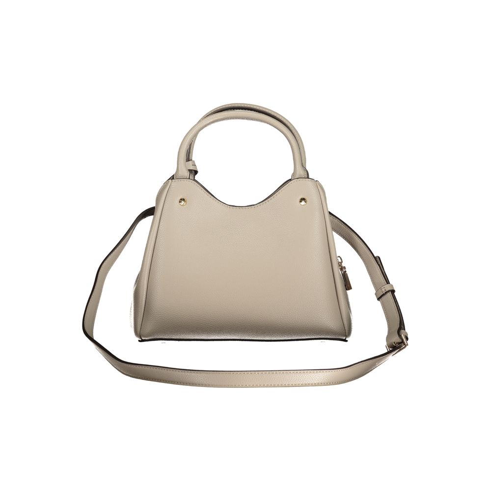 Sac à main Guess Jeans en gris en polyuréthane pour femmes, avec design élégant et détails modernes.
