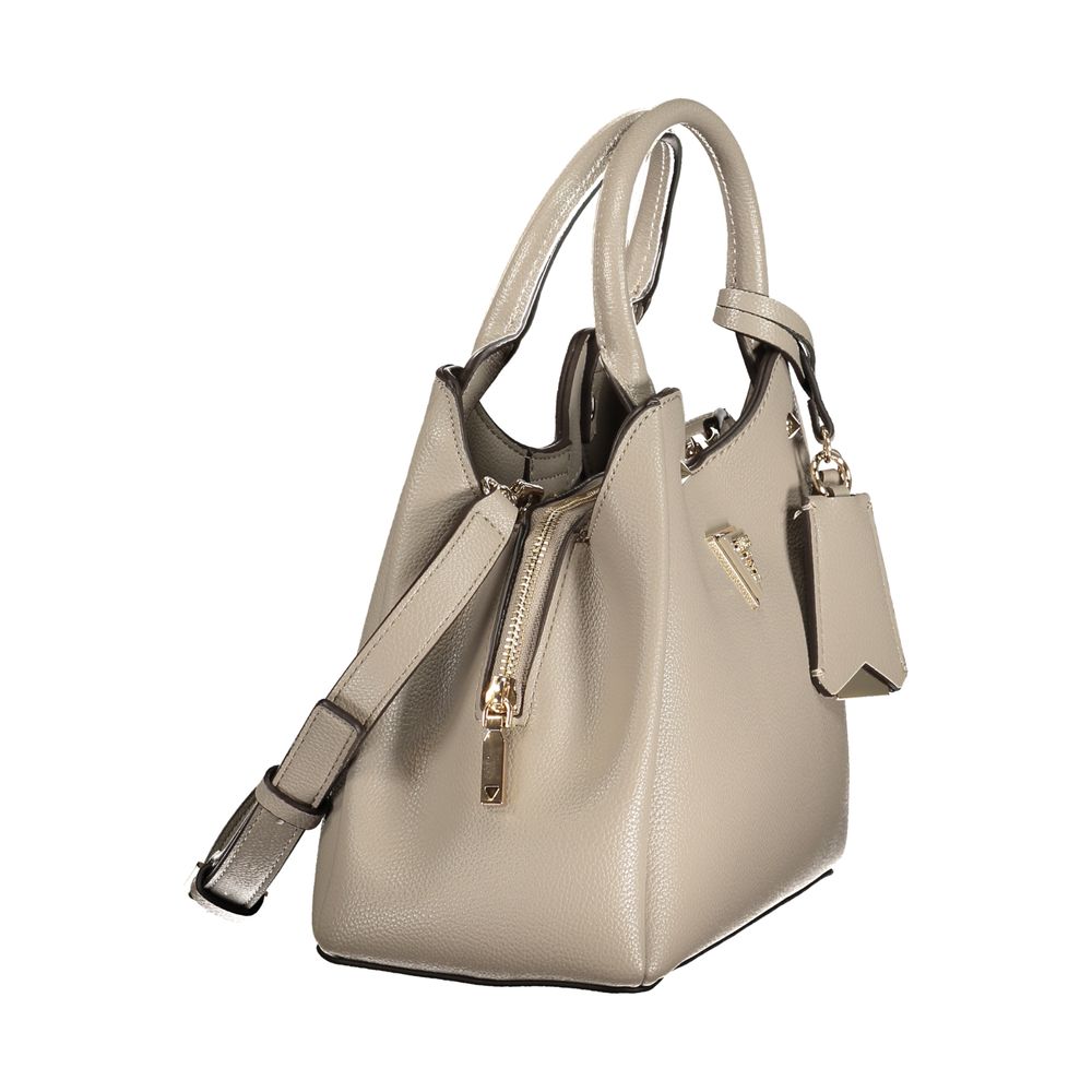Sac à main pour femmes Guess Jeans en poliuretane gris, style élégant et moderne, avec détails tendance.