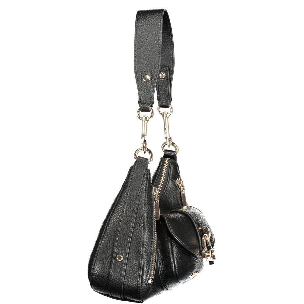 Guess Jeans schwarze Handtasche aus Polyurethan für Damen