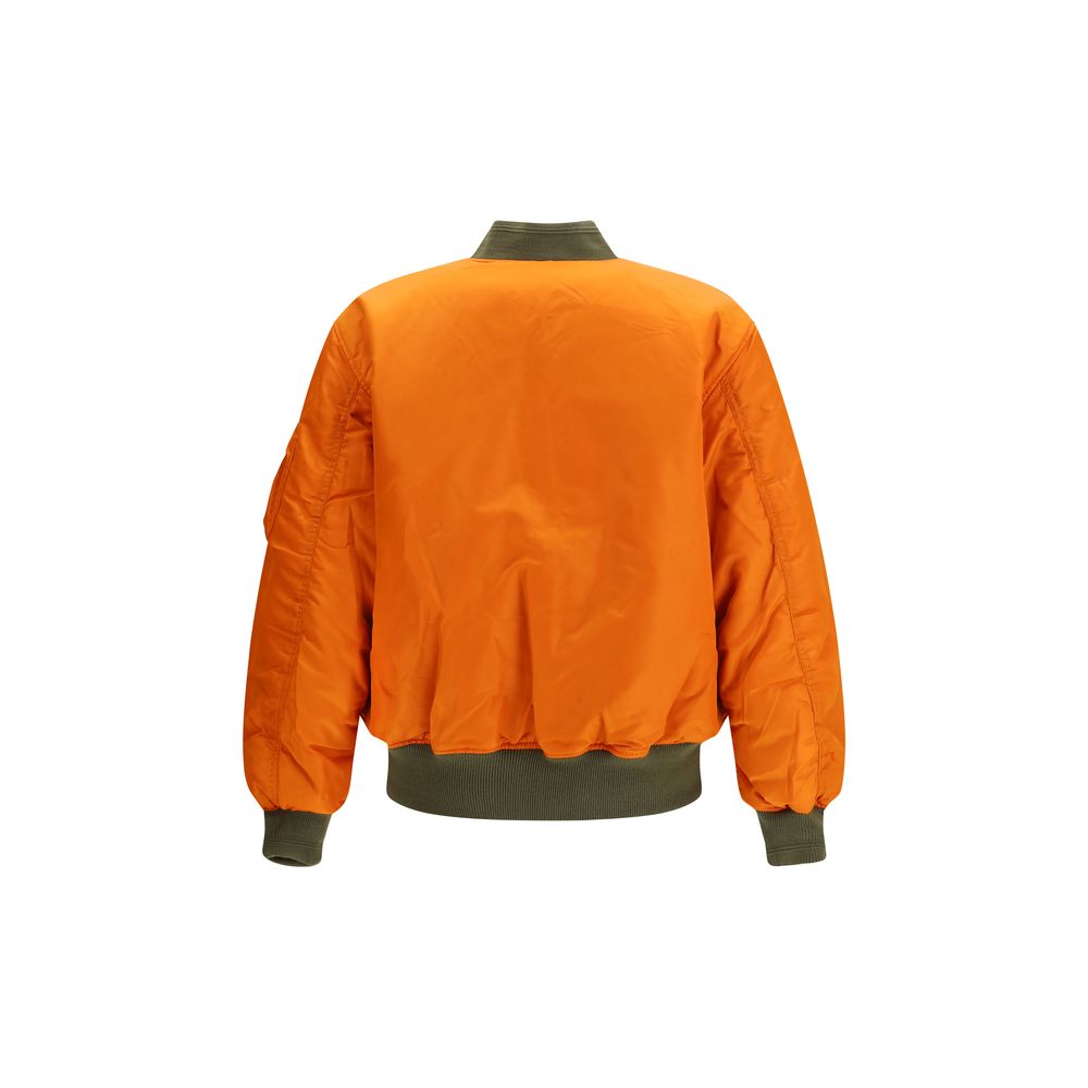 Veste bomber bicolore en polyamide de la marque Diesel, avec design moderne et détails tendance visible sur l'image.