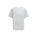 T-shirt blanc en coton de la marque Kenzo, vue de face, avec logo discret visible sur le devant.