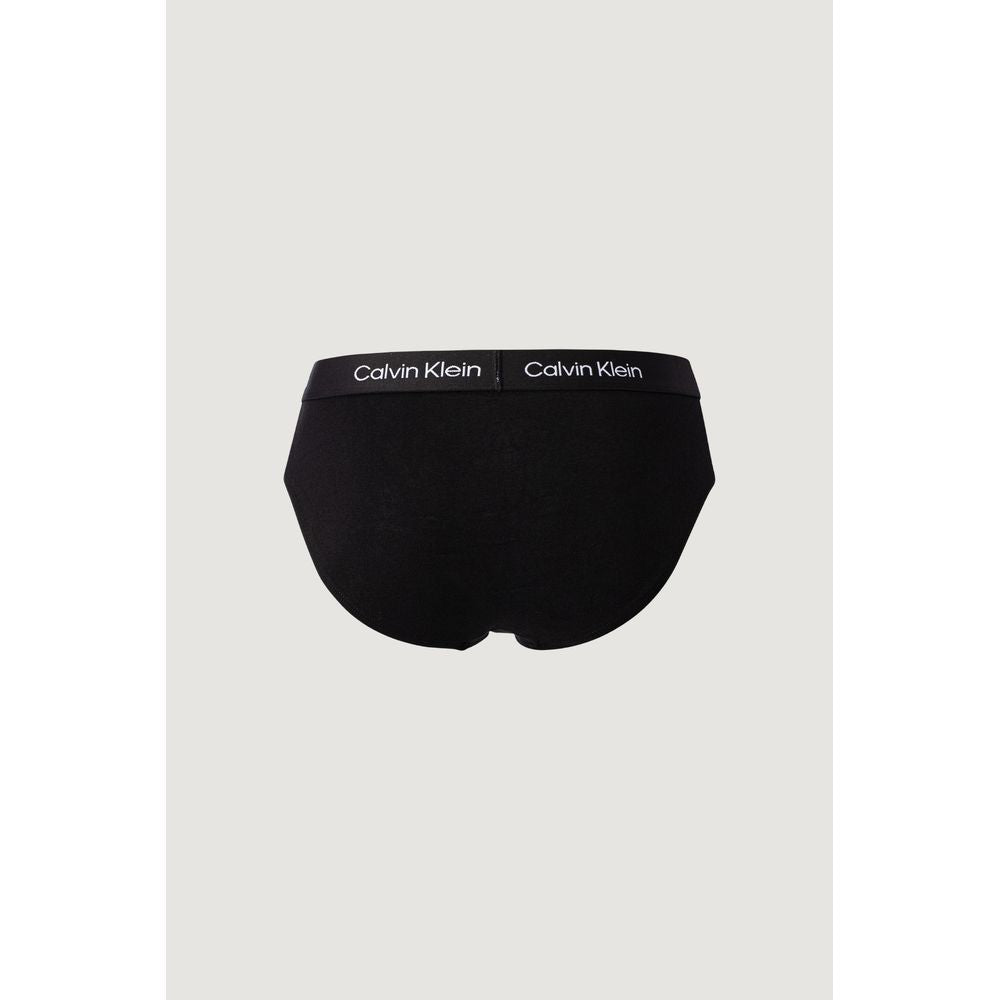 Culottes noires en coton de la marque Calvin Klein Underwear, sous-vêtements confortables pour homme.