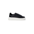 Chaussures basses Guess en polyéthylène noir, baskets low top avec design simple et élégante pour homme.