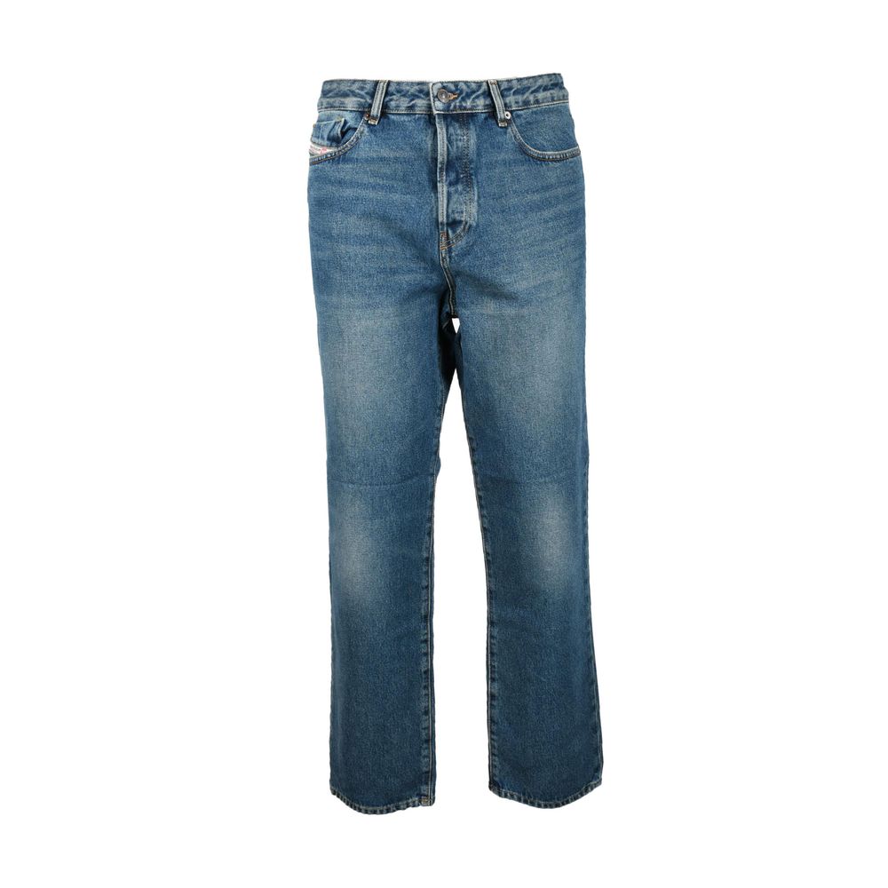 Jeans skinny en coton bleu Diesel, coupe ajustée et moderne, visible sur un mannequin.