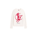 Sweatshirt Tommy Hilfiger Jeans en coton recyclé beige avec logo brodé, coton doux et coupe décontractée.