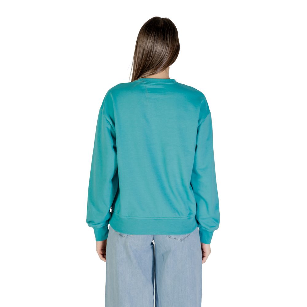 Sweatsuit Calvin Klein Jeans en coton bleu avec logo brodé, ajusté et confortable pour un look décontracté.