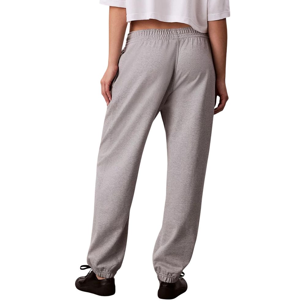 Pantalons de jogging gris en coton de Calvin Klein Jeans, vêtements de sport confortables pour homme.