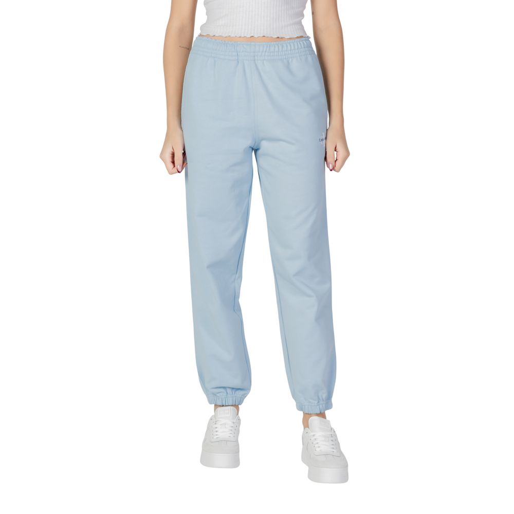 Pantalons de jogging en coton bleu de Calvin Klein Jeans, style décontracté pour entraînement ou détente.