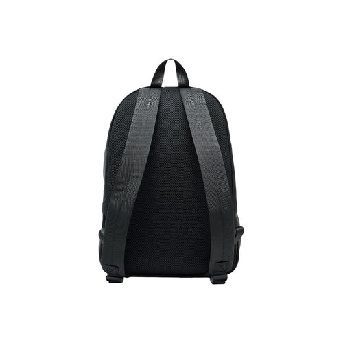 Sac à dos noir en polyamide Armani Exchange avec poches zippées et bretelles réglables, idéal pour un style urbain.