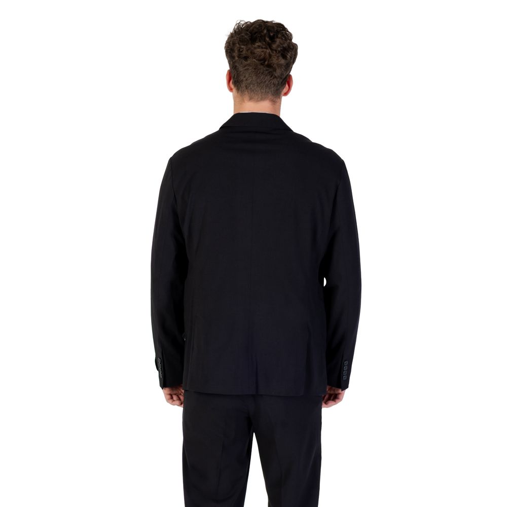 Armani Exchange Schwarzer Lyocell-Blazer