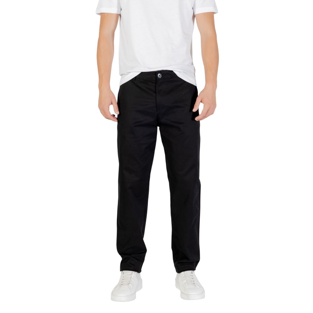 Armani Exchange Schwarze Skinny-Hose aus Baumwolle